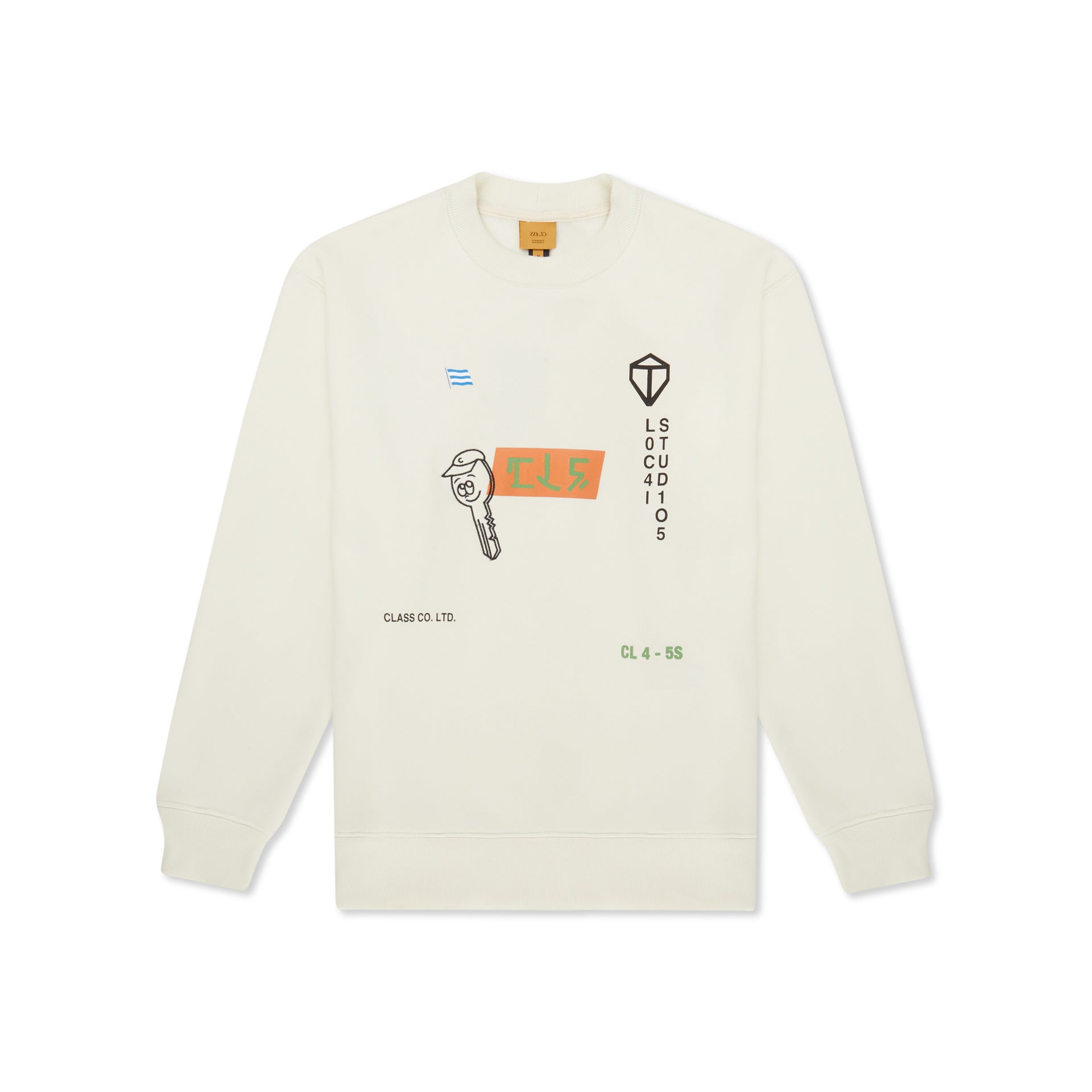 CLASS - Crewneck Container Off-White